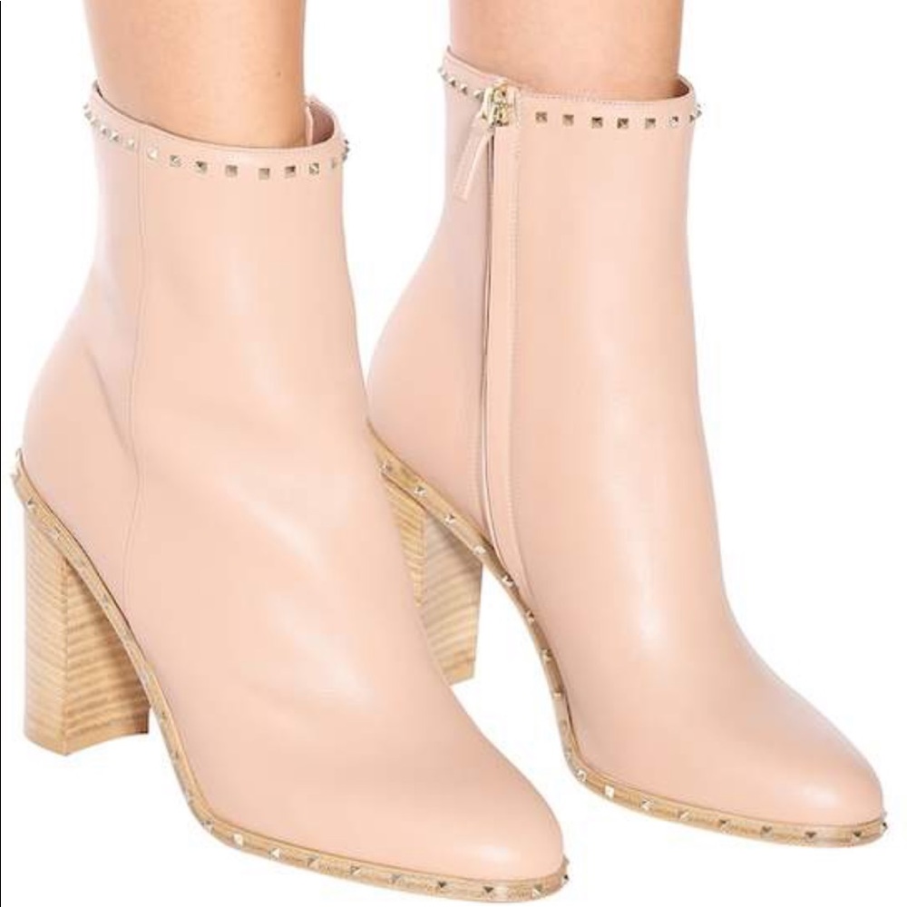 Valentino Rockstud Ankle Boots